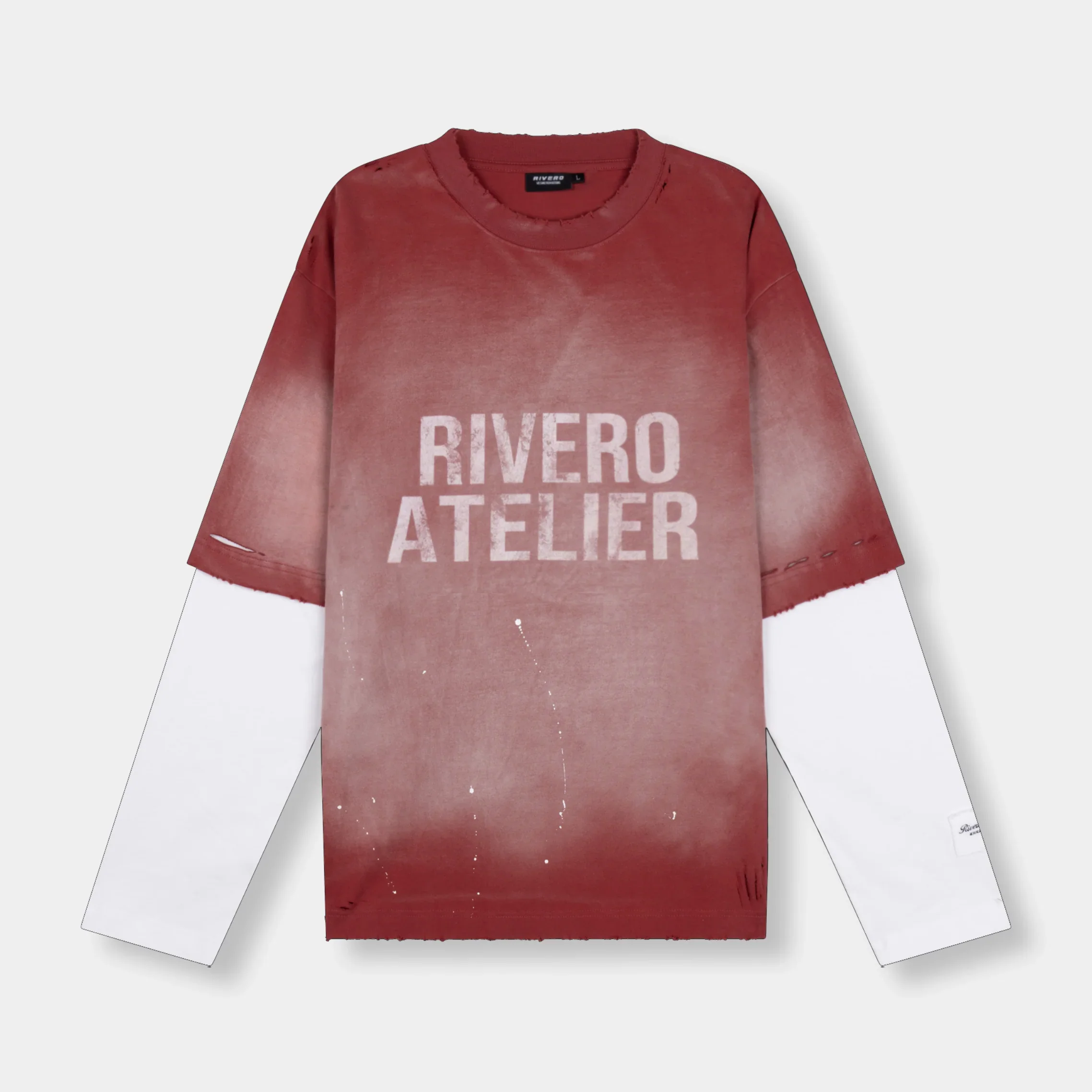 RIVERO - FADE ARTIFACT DOUBLE LAYERED TEE